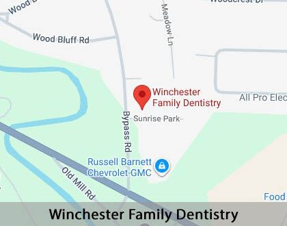 Map image for Sedation Dentist in Winchester, TN